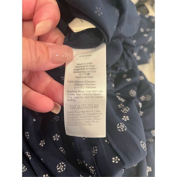 Madewell Sophia Jumpsuit in Navy Bandana sz S EUC - Picture 8 of 9